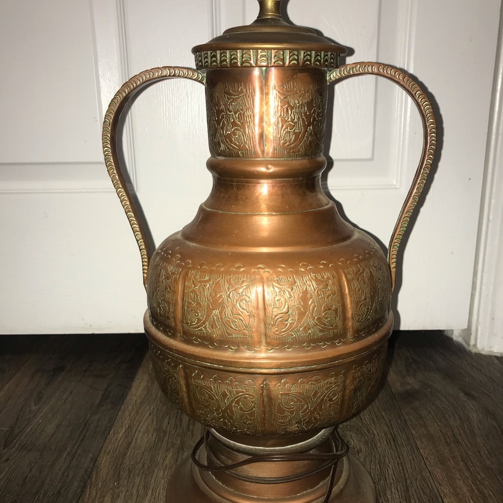 Antique Copper Lamp
